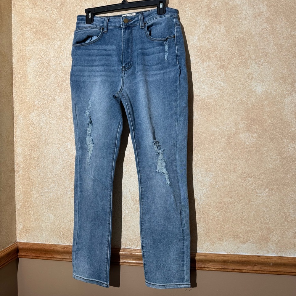 Joyfolie Mia Joy  Blue Distressed Jeans size: 28